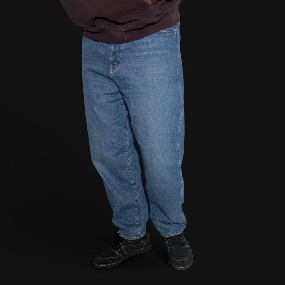 Unbranded Men's Blue and Navy Jeans